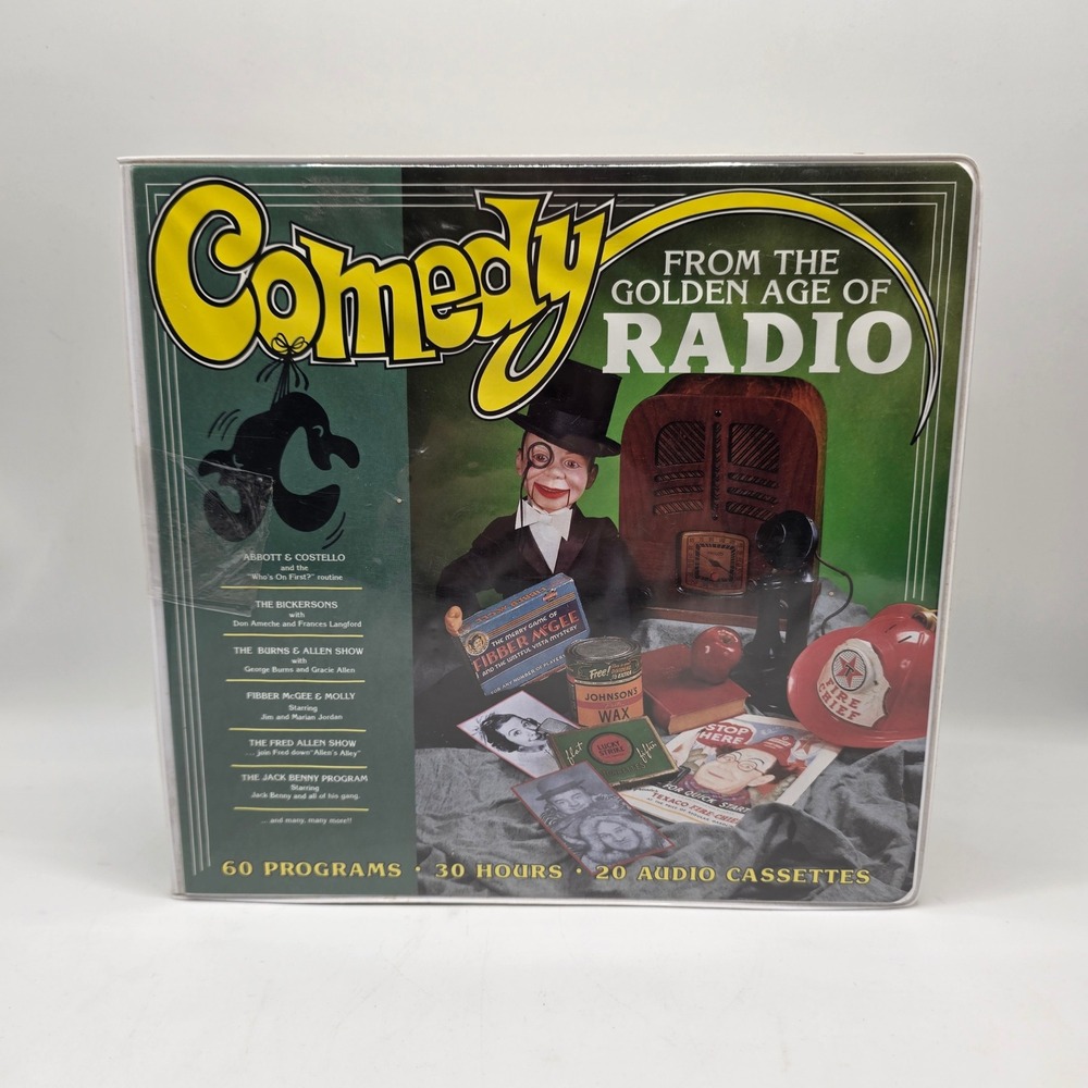 Vintage Old Time Radio Comedy Cassette Set 20 Tapes Golden Age Abbott‎ Costello